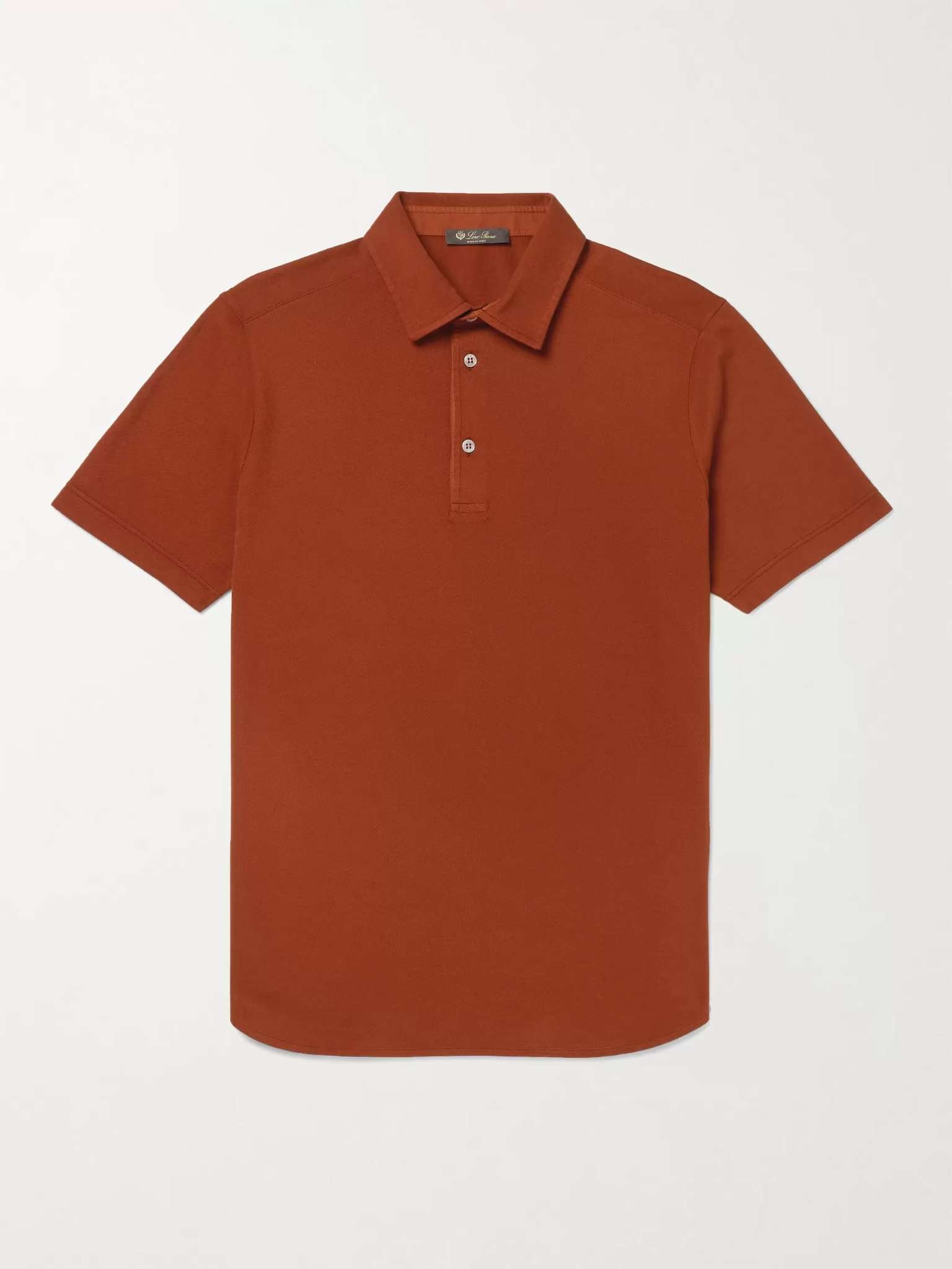 Cotton-Piqué Polo Shirt - 1