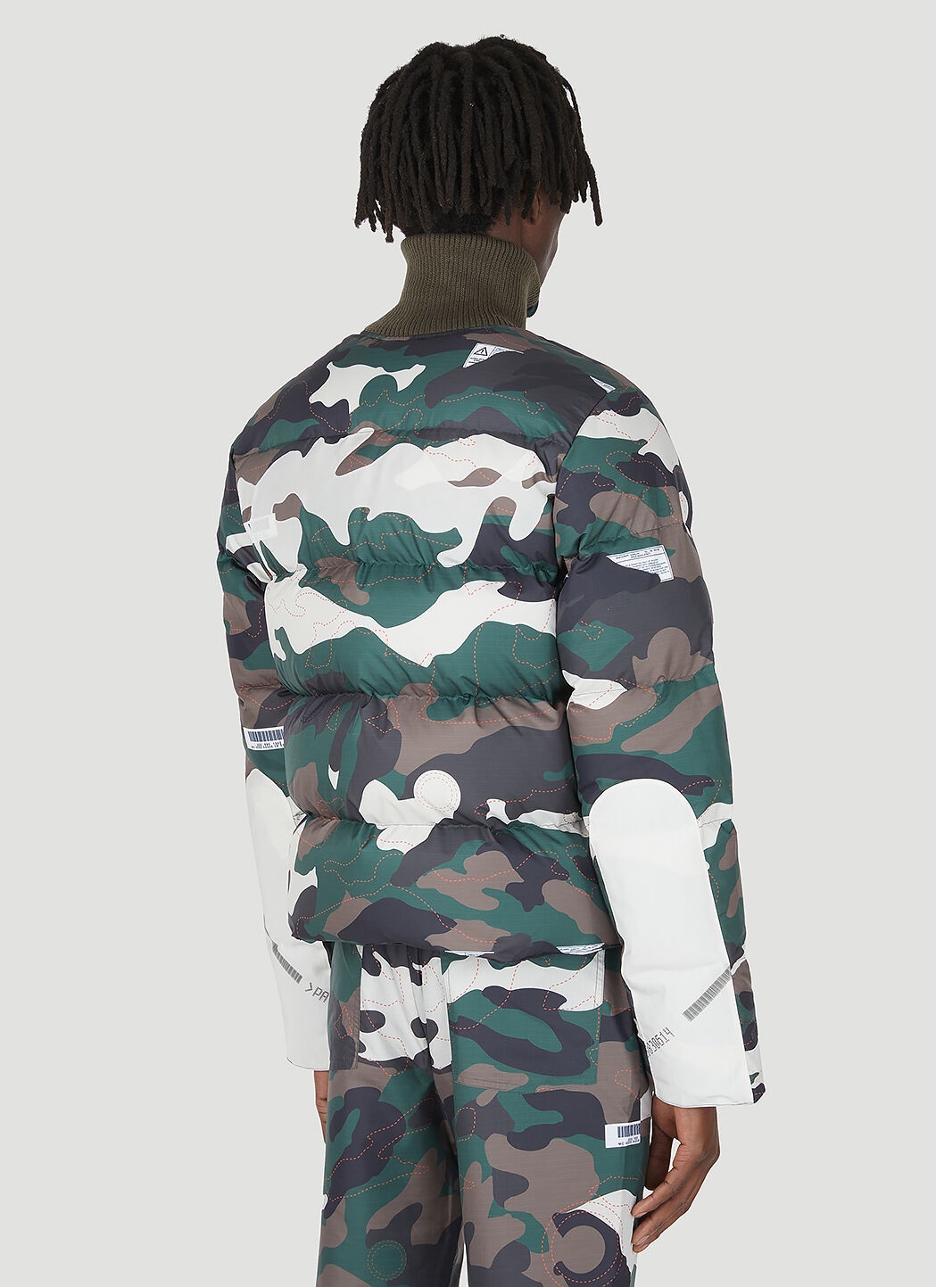 Airbag Patched Down Jacket - 4