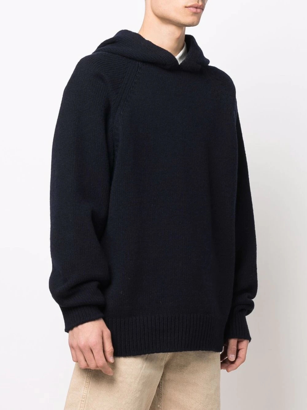 oversize merino-cashmere hoodie - 3