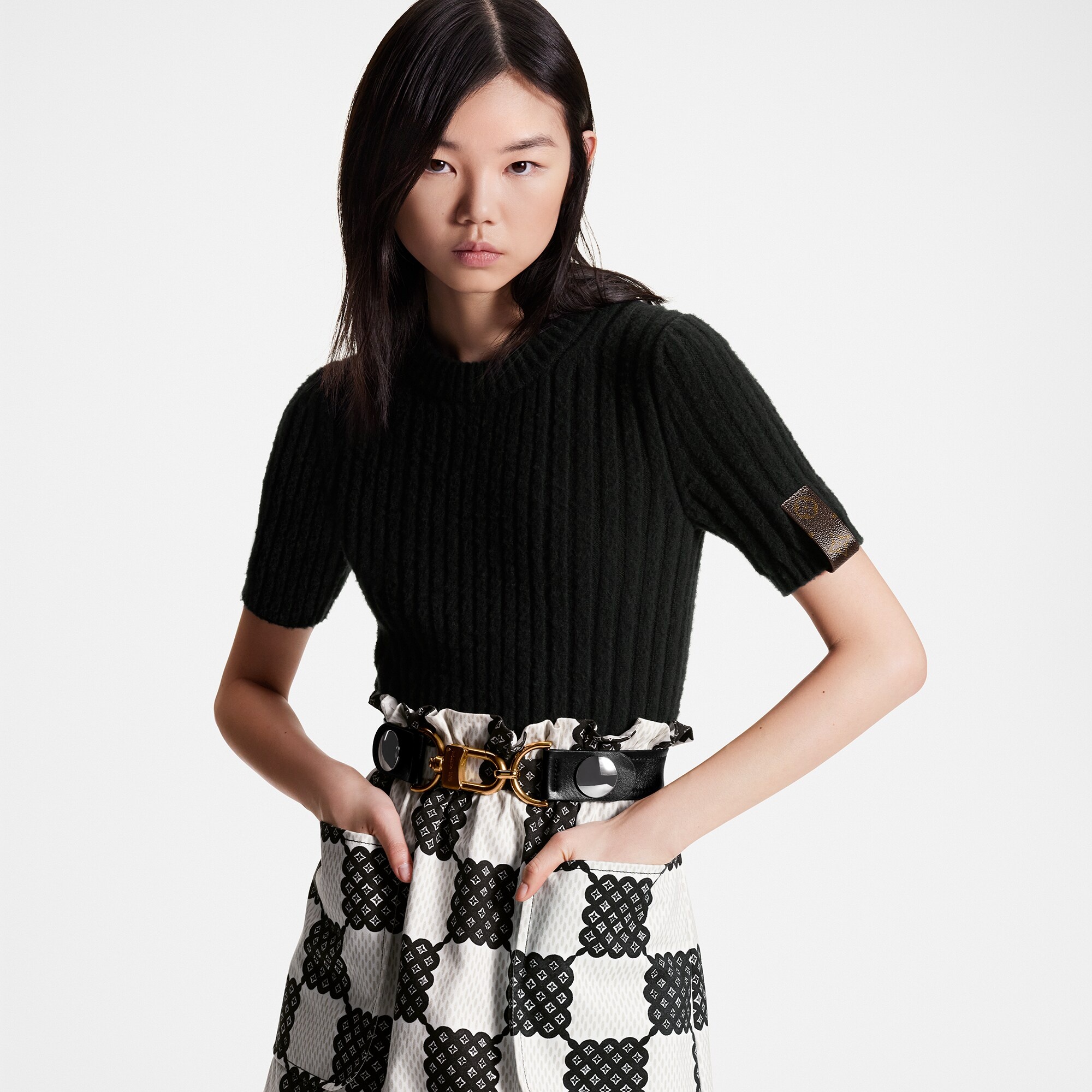 Brushed Ribbed Knit Top - 5