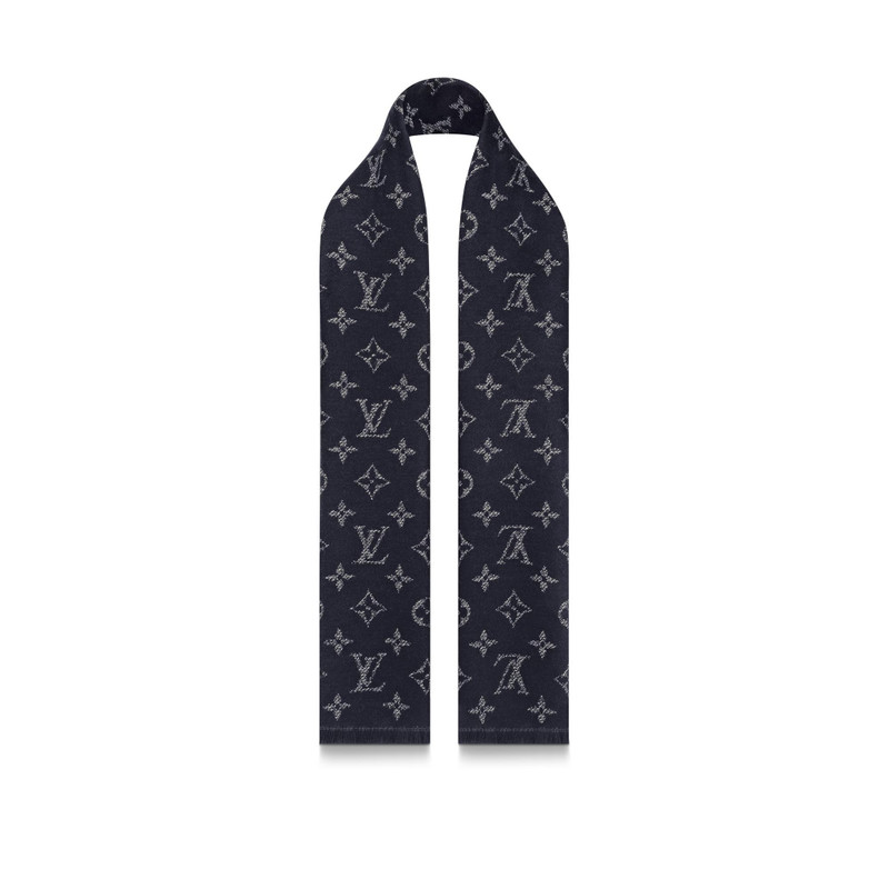 Monogram Denim Scarf 4