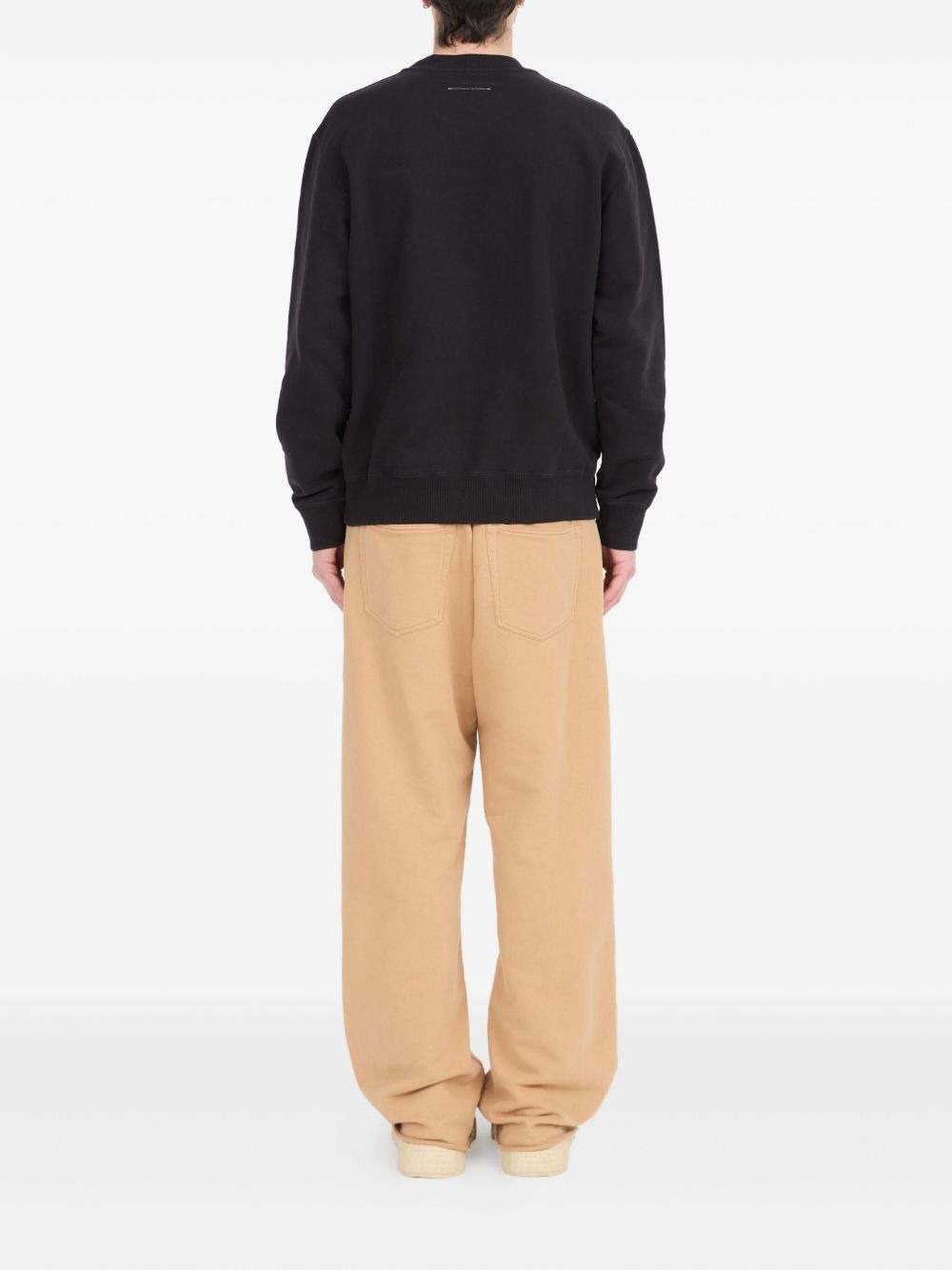 Logo Cotton Crewneck Sweatshirt - 6