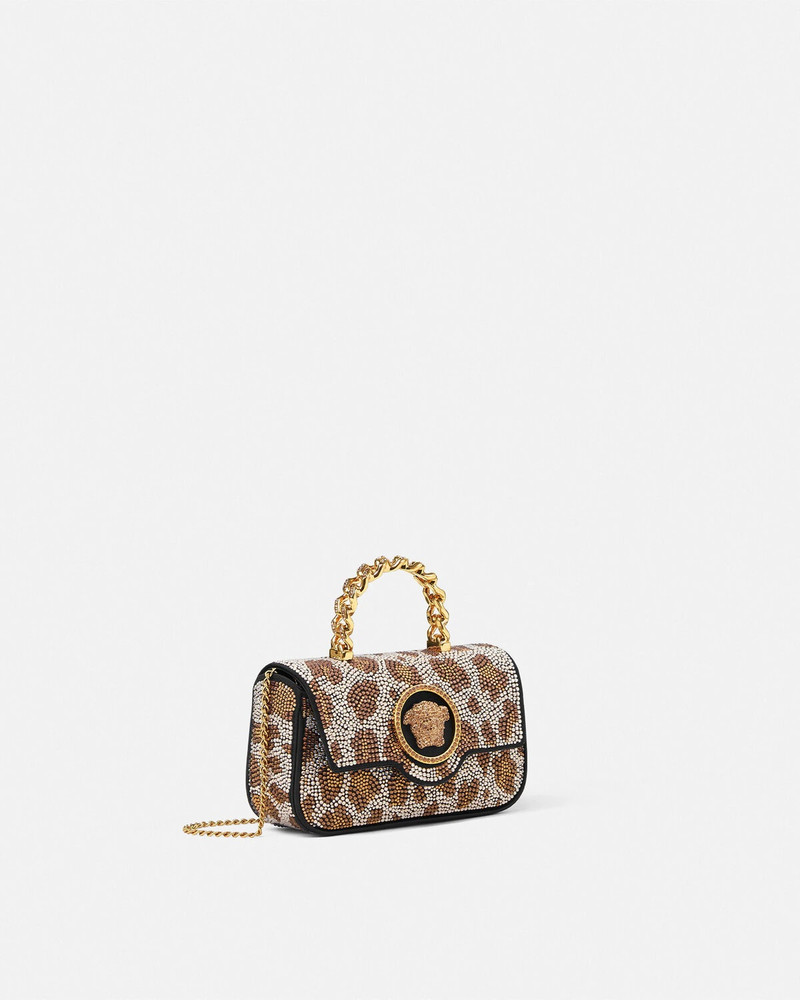 VERSACE Crystal Leopard La Medusa Mini Bag outlook