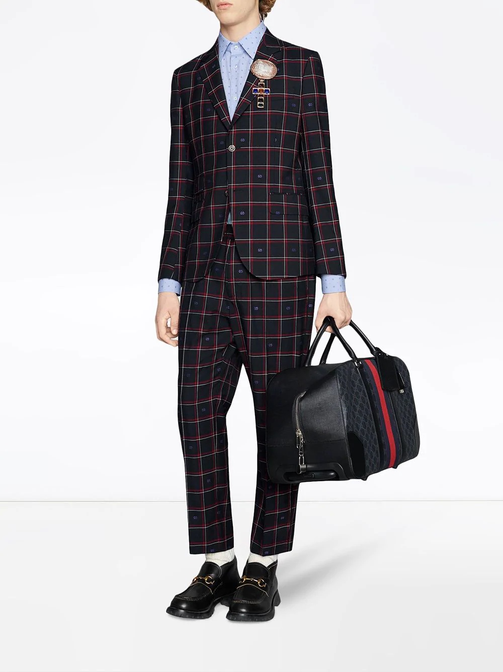 Cambridge GG checked blazer - 2