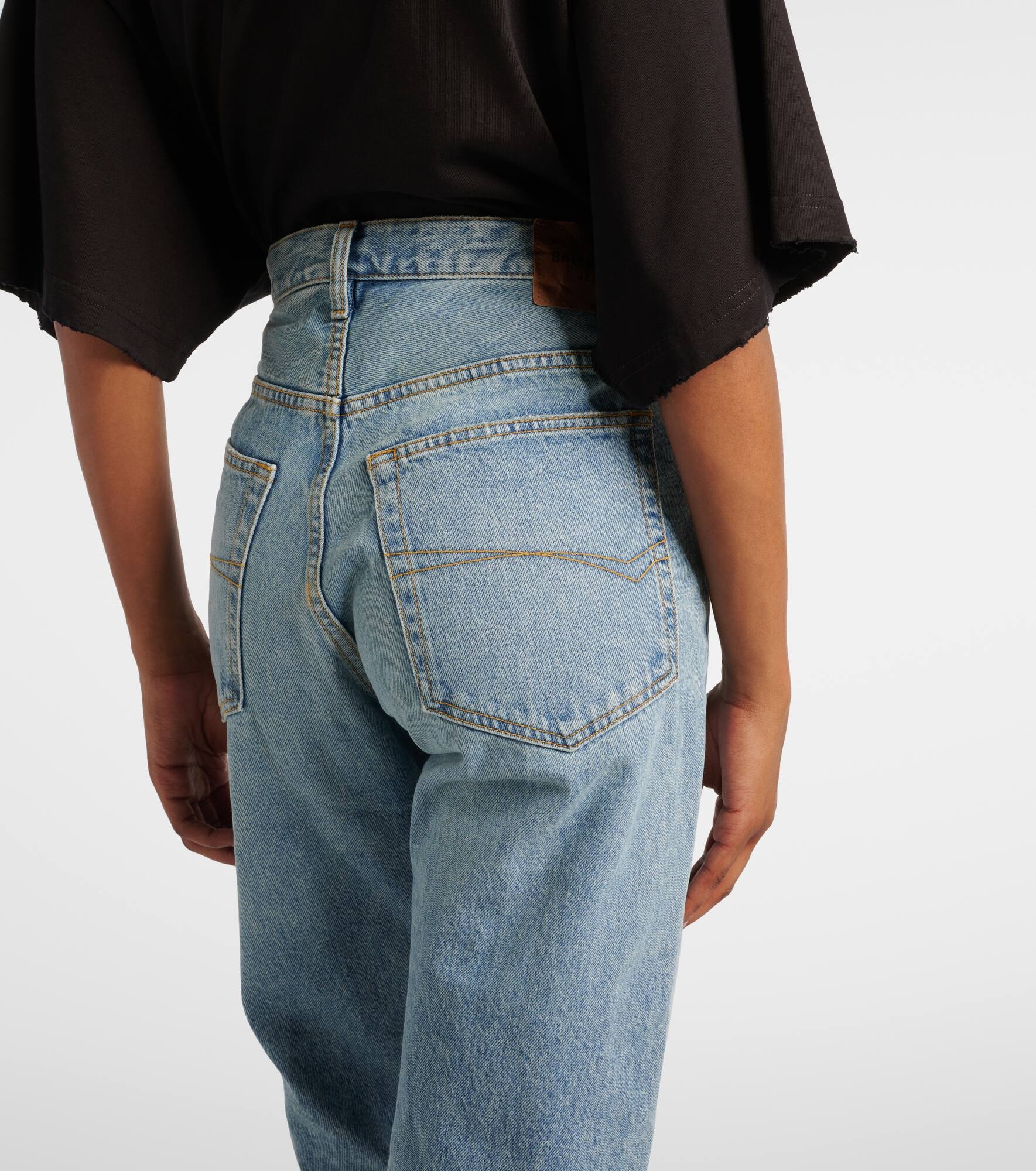 Low-rise straight jeans - 6