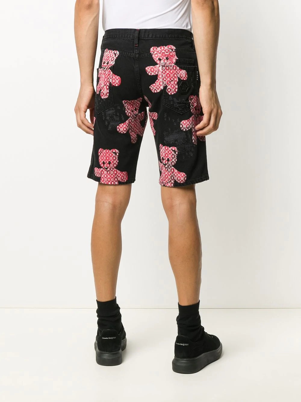 bermuda teddybear print shorts - 4