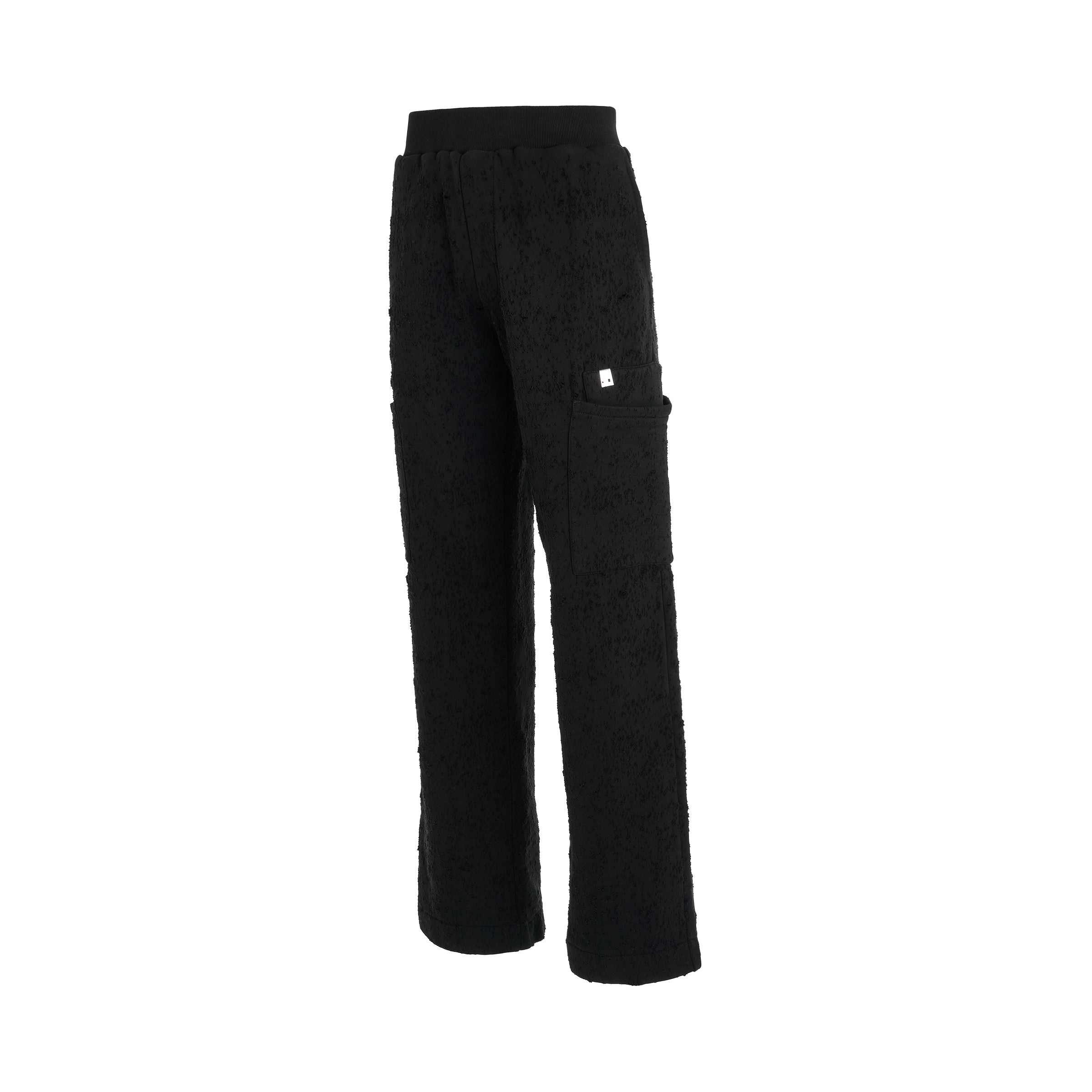 Cargo Treated Sweatpants in Black - 3