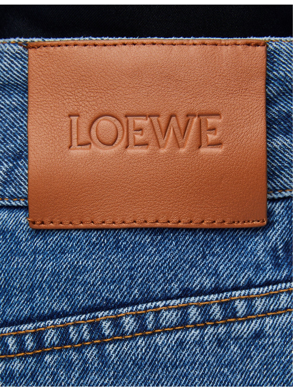 Anagram raw-hem denim shorts - 5