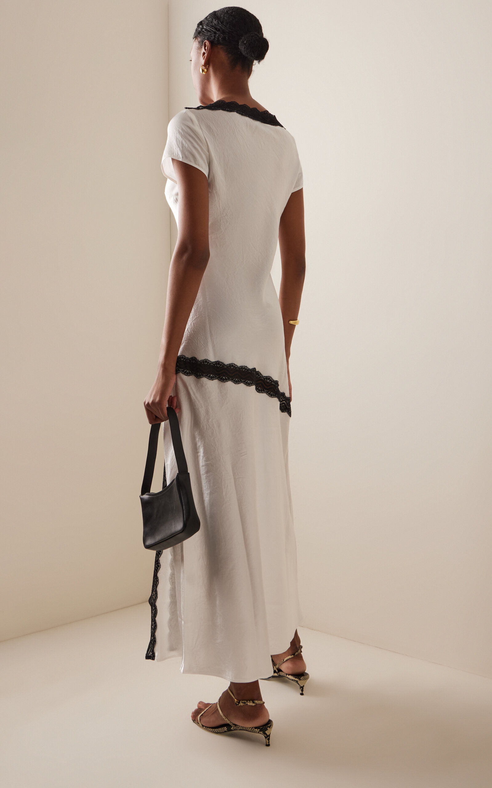 Exclusive Tee Satin Gown ivory - 4