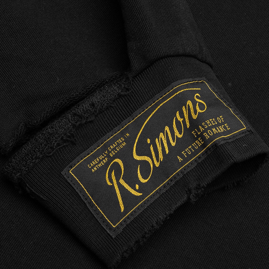 RAF SIMONS DESTROYED CREWNECK SWEATER GRIMCRAWLER - BLACK - 5