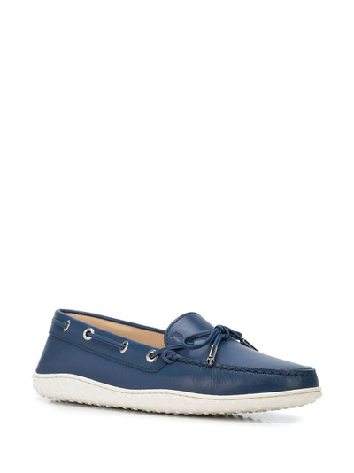 Tod's lace-up leather loafers outlook