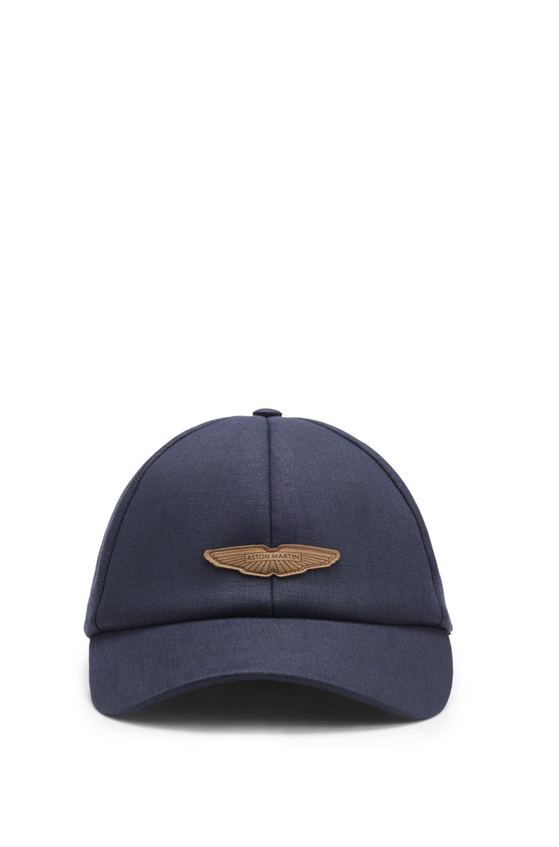 BOSS BOSS X ASTON MARTIN CAP IN LINEN WITH LOGO PATCH outlook