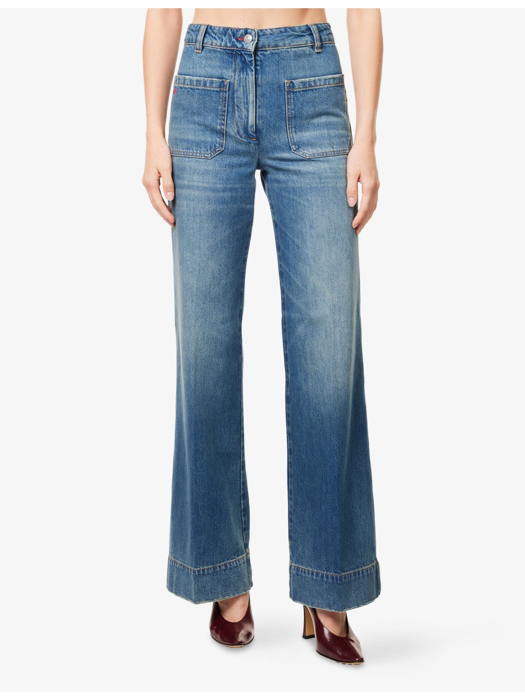 Alina Flared-Leg Denim Jeans - 3
