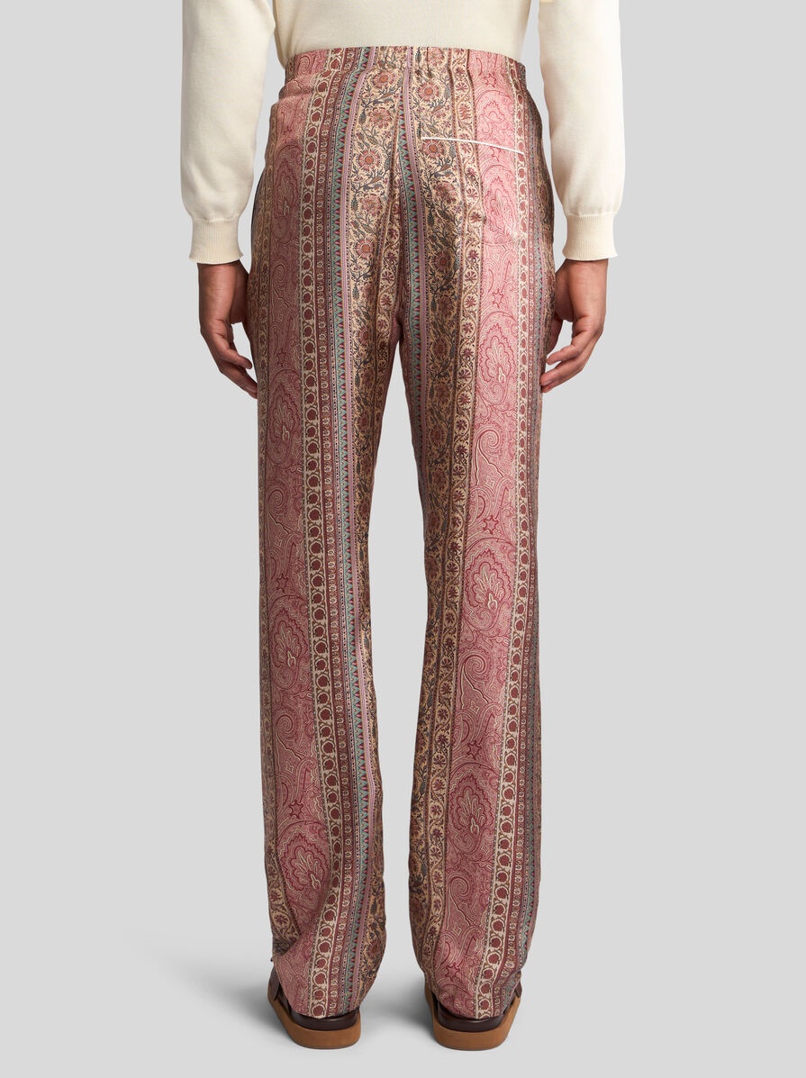 SILK PYJAMA-STYLE TROUSERS - 5