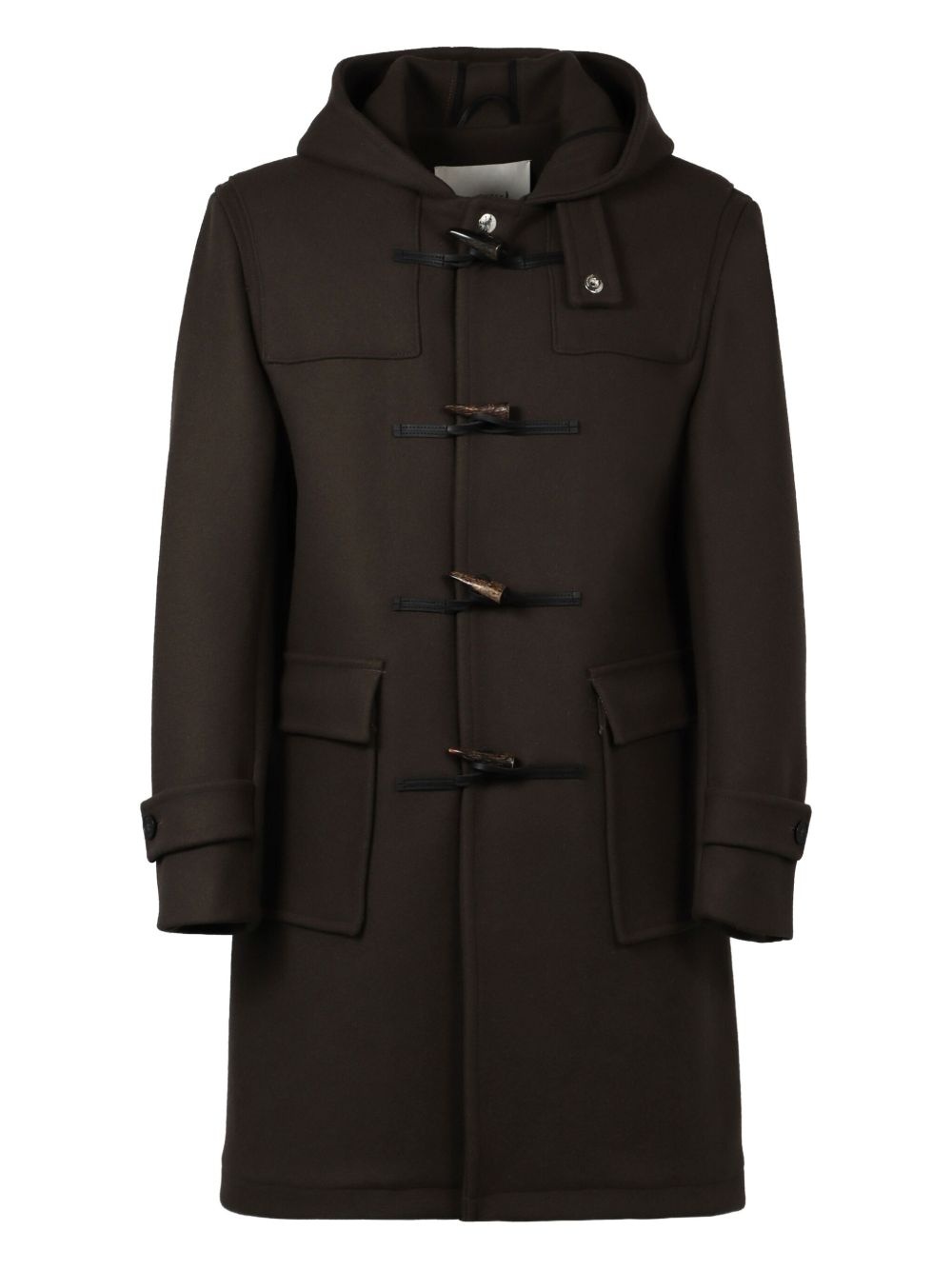 wool duffle coat - 1