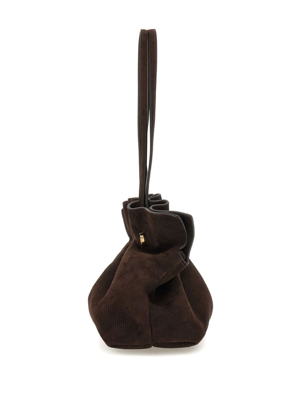 medium gancio-embellished gathered tote bag - 2