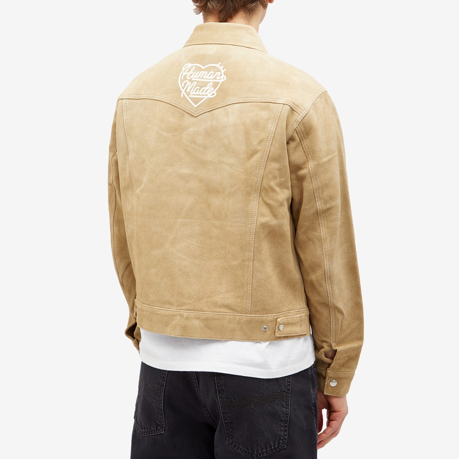 ジャケット・アウター HUMAN MADE SUEDE LEATHER JACKET Human Made Suede Leather Jacket in Natural for Men | Lyst