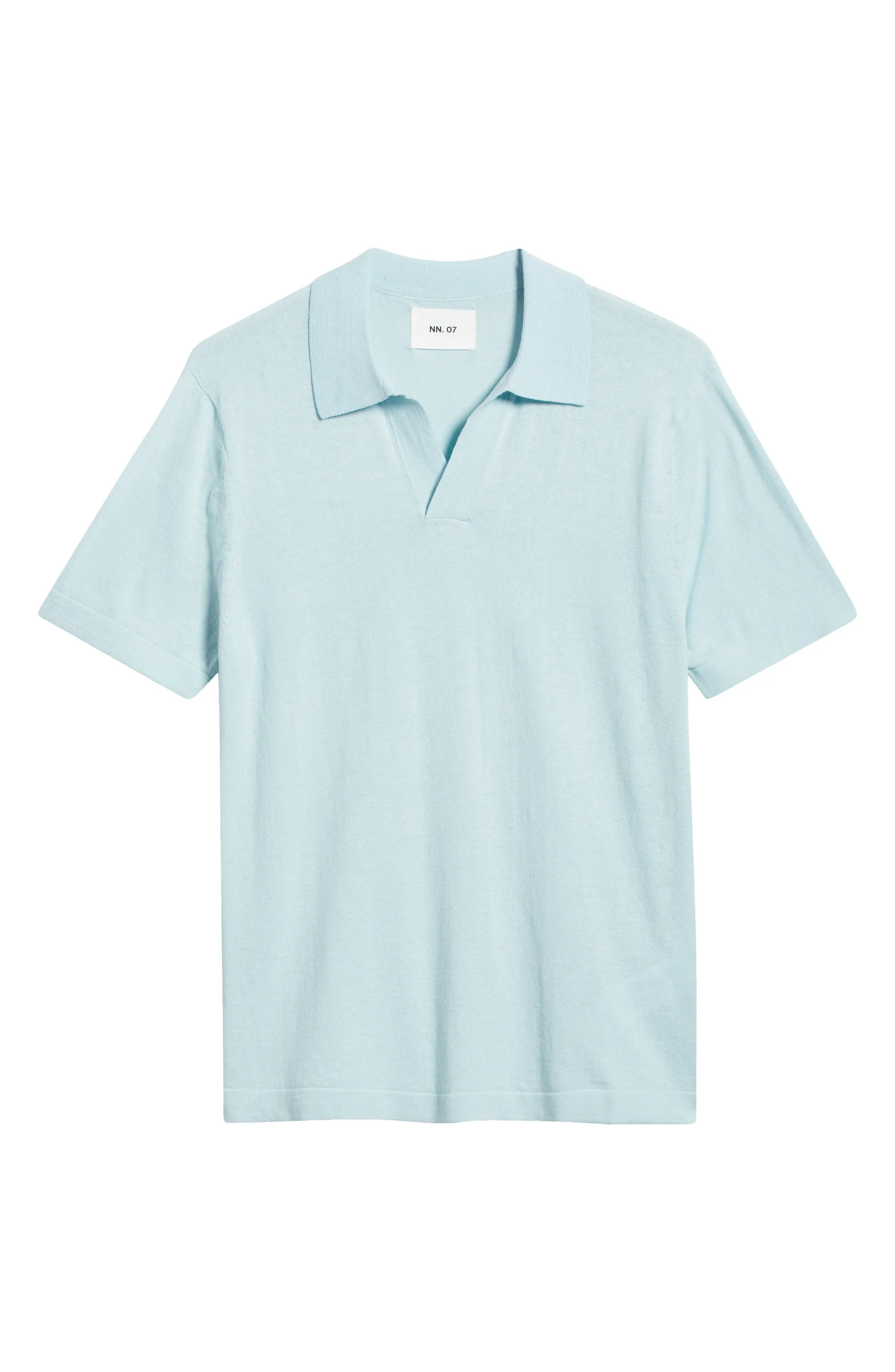 Ryan 6311 Cotton & Linen Johnny Collar Polo - 5