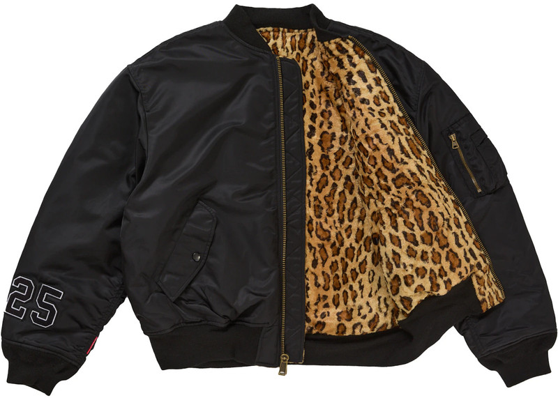 Supreme Supreme GOODENOUGH Reversible MA-1 Black outlook
