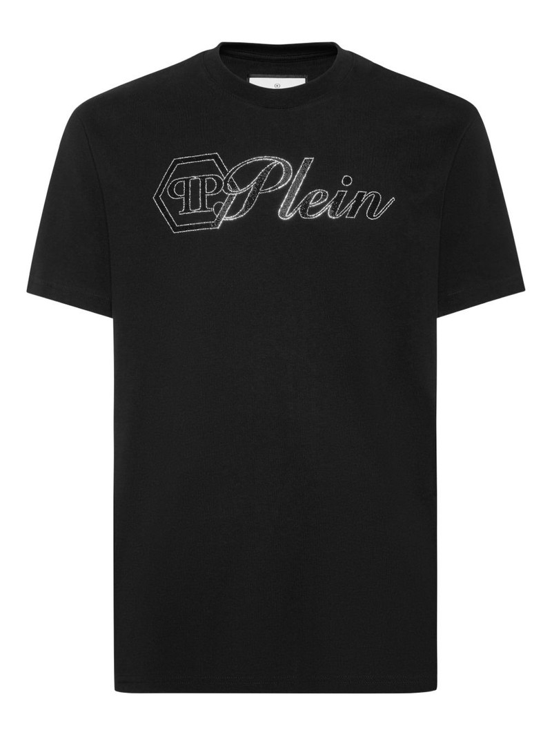 logo-embellished T-shirt 1