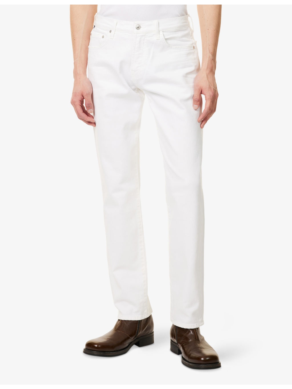 Elijah Straight-Leg Denim-Blend Jeans - 3