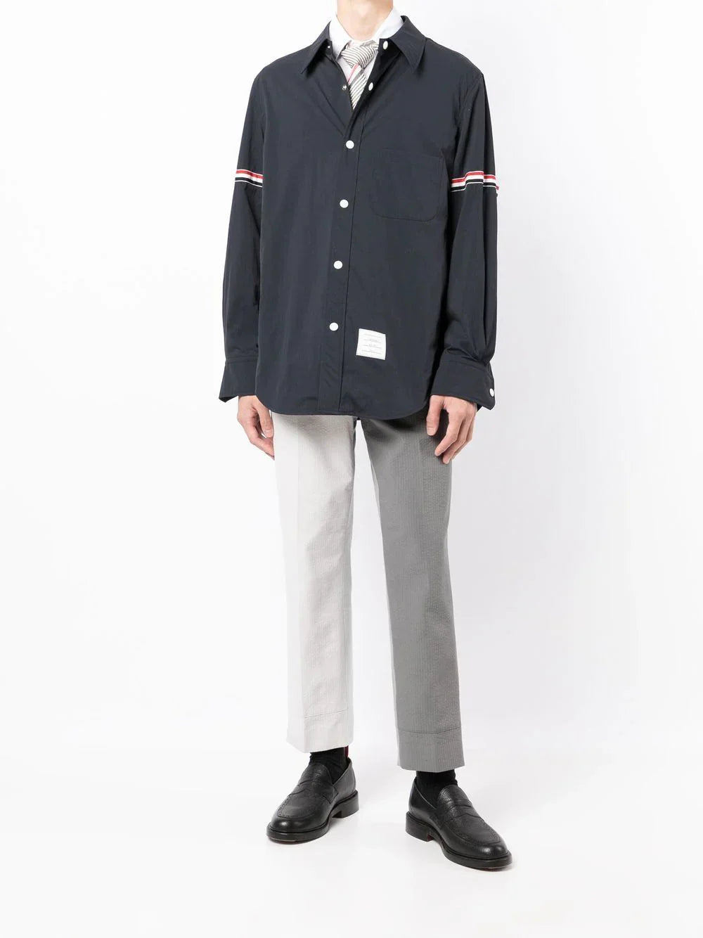 Nylon Armband Shirt Jacket Men - 2