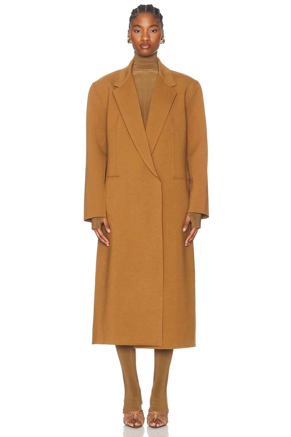 Oversized Double Breasted Midcalf Coat - 2