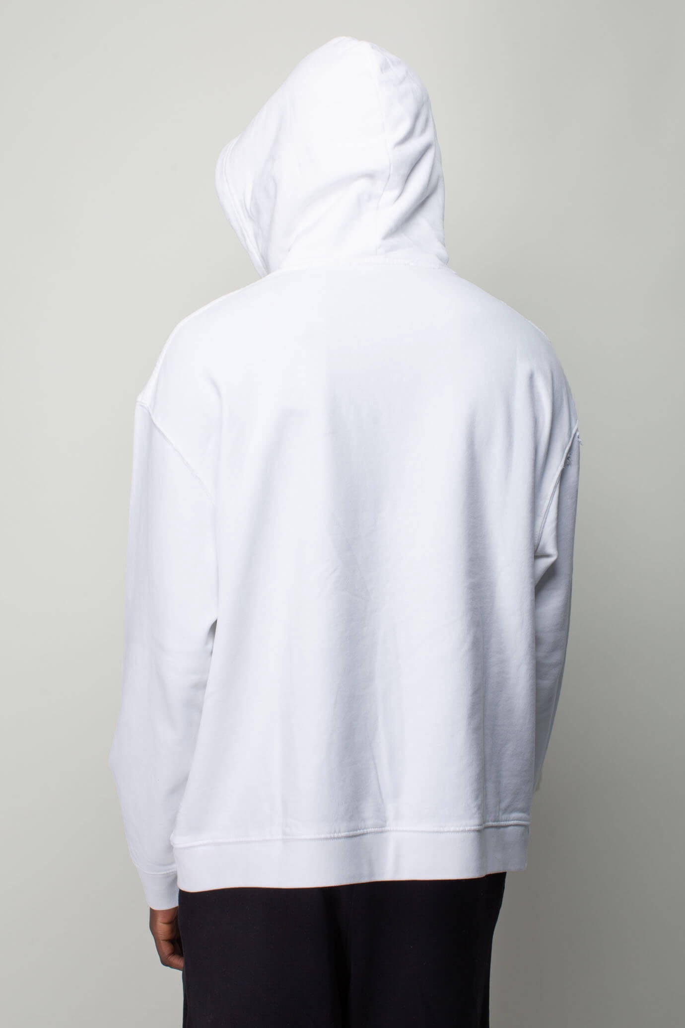 Destroyed Regular fit Hoodie with R print - 3