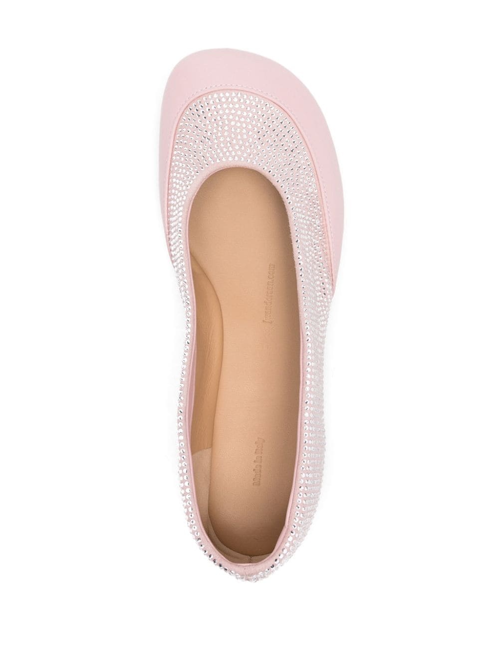 crystal-embellished ballet flats - 4