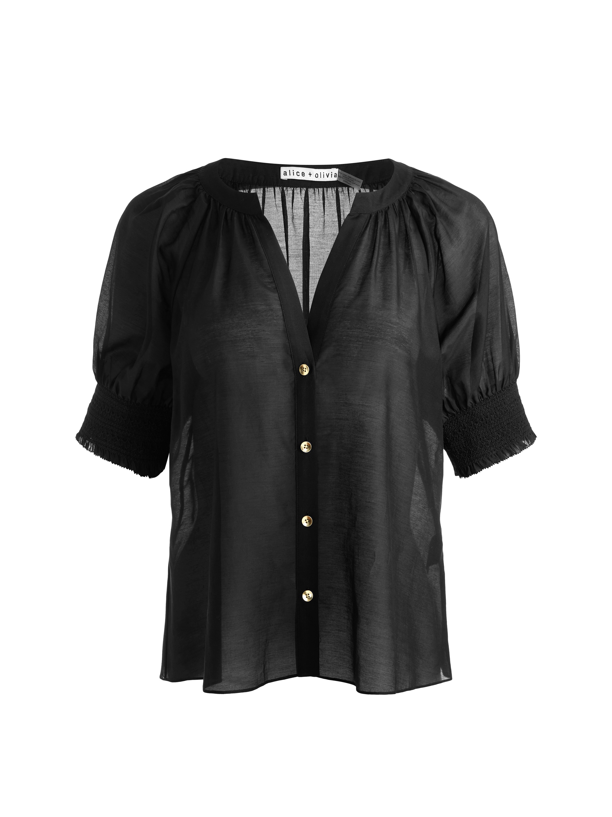 THALIA BUTTON DOWN BLOUSE - 1