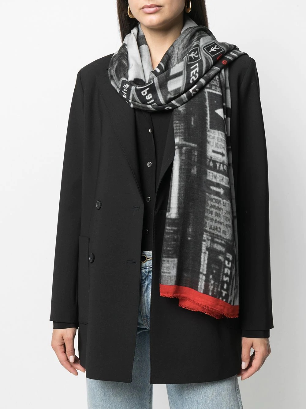 street sign scarf - 2