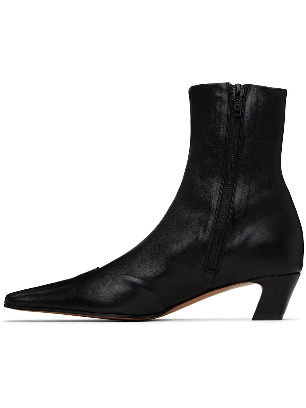 Black Nevada Stretch Low Boots - 3