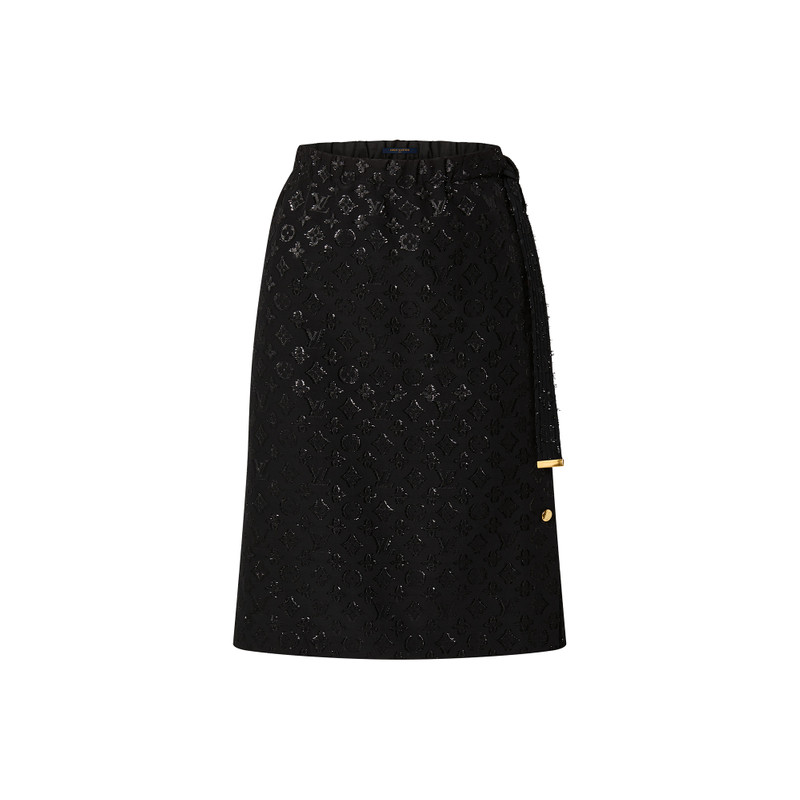 Monogram Fil Coupé Wrap Skirt 1