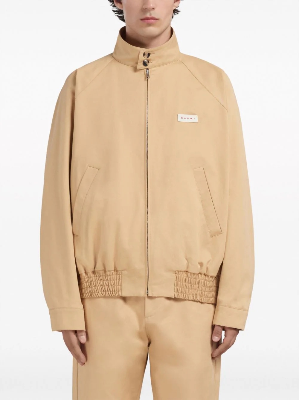 MARNI Men Oversized Gabardine Bomber - 1