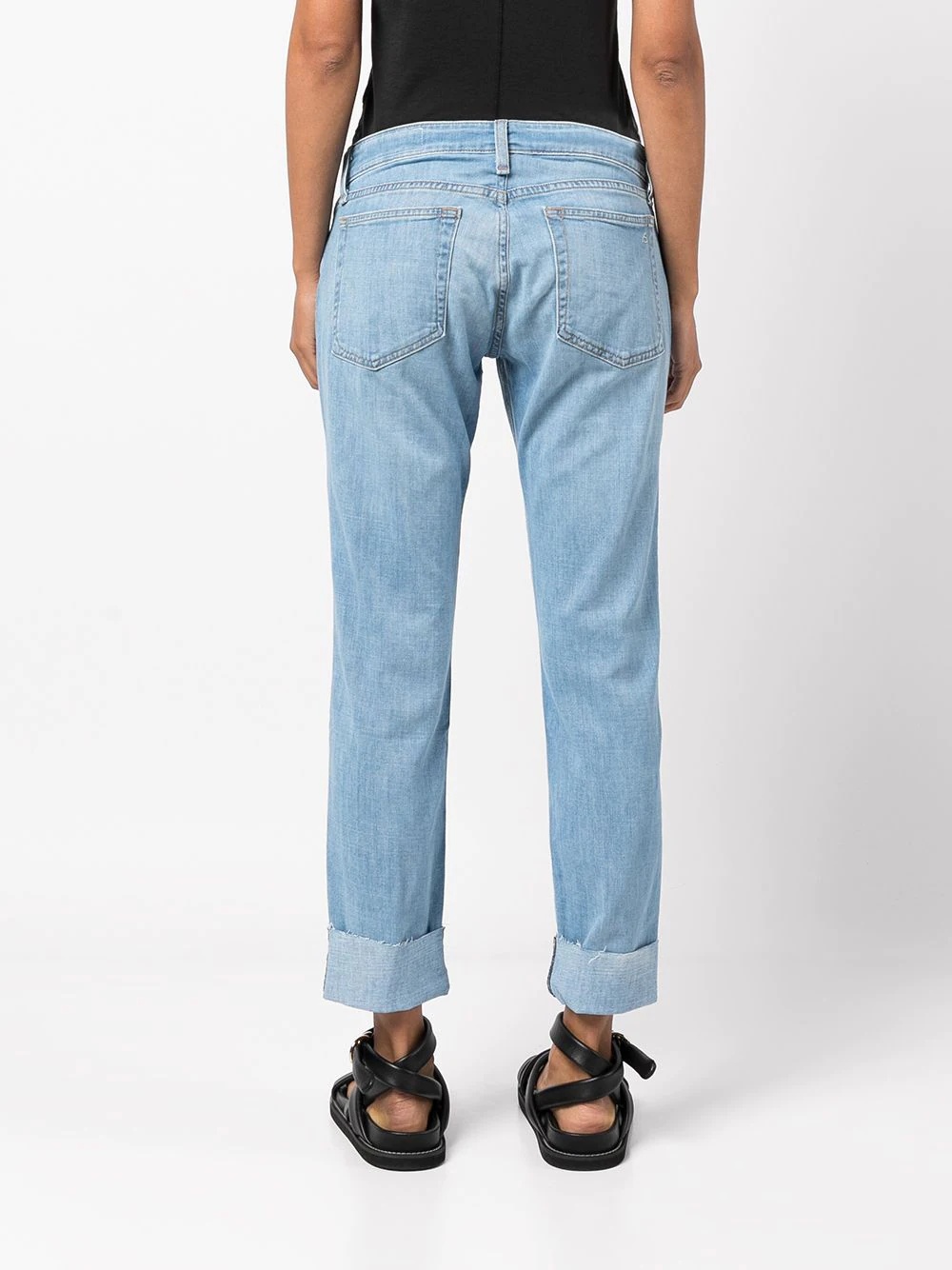 slim-cut denim jeans - 4