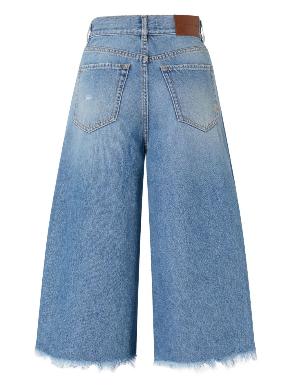 fringed flared jeans - 2