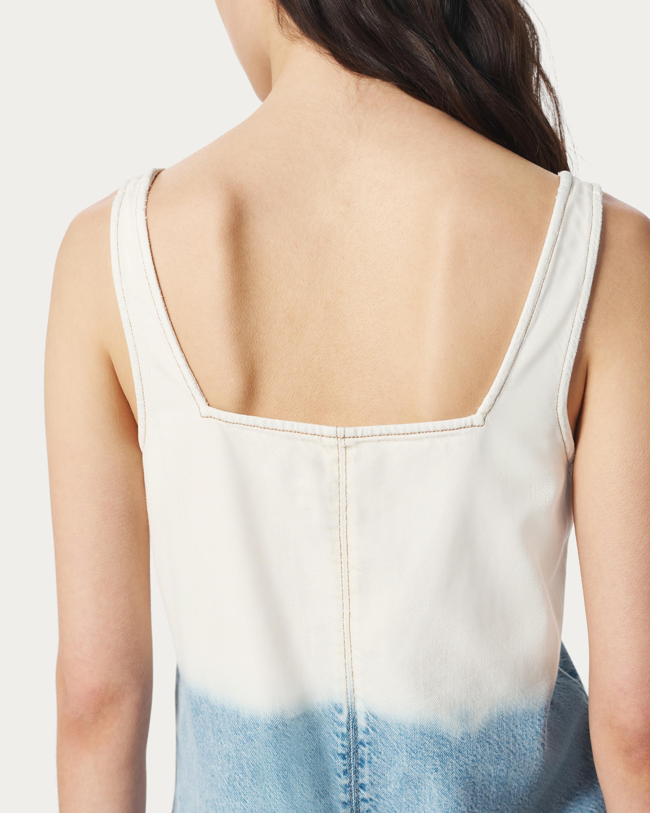 Jayde Denim Dress
Featherweight in Bleach Stripe - 5