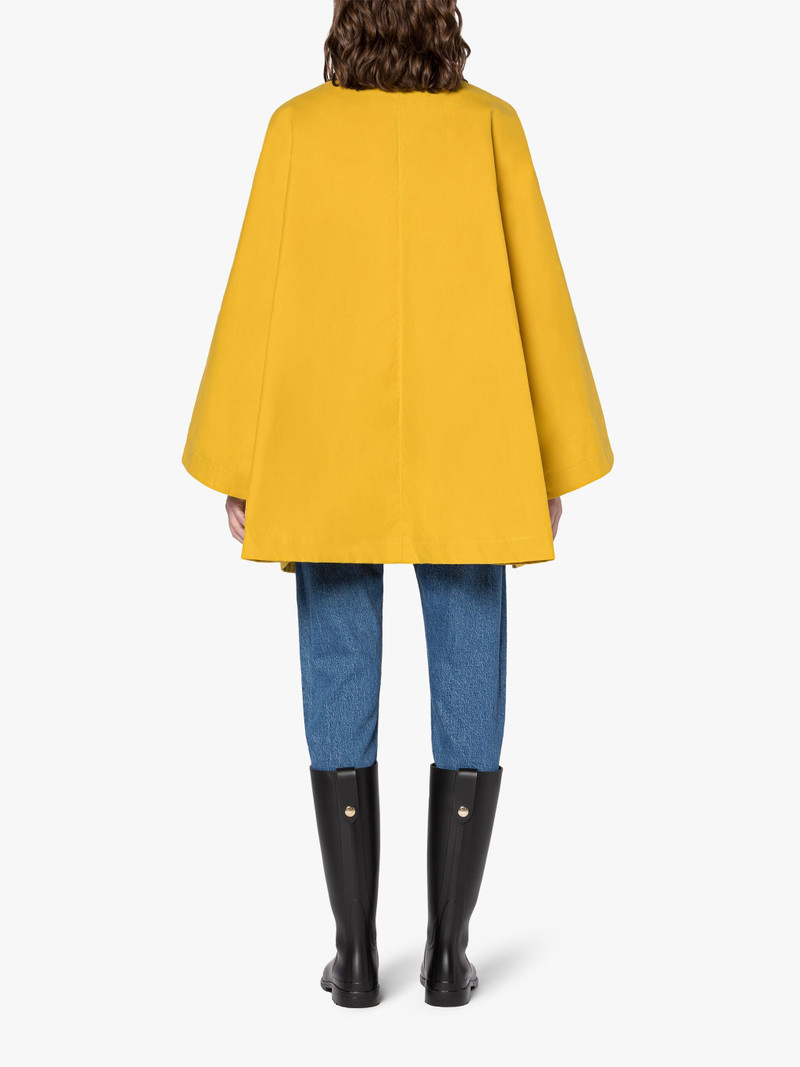 CORA YELLOW WAXED COTTON FIELD COAT 4