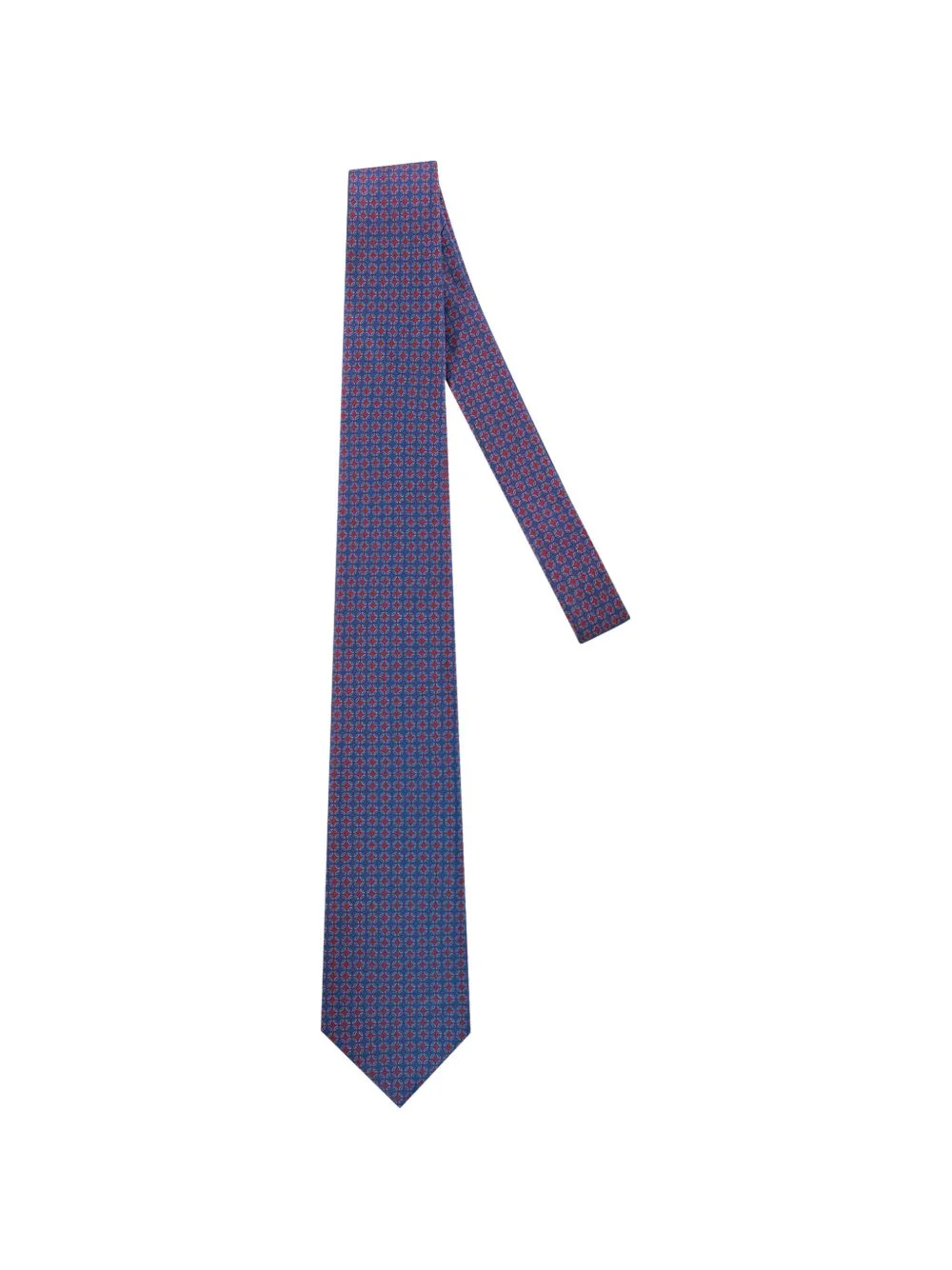 geometric-print tie - 1