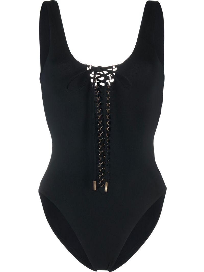 Saharienne lace-up swimsuit - 1