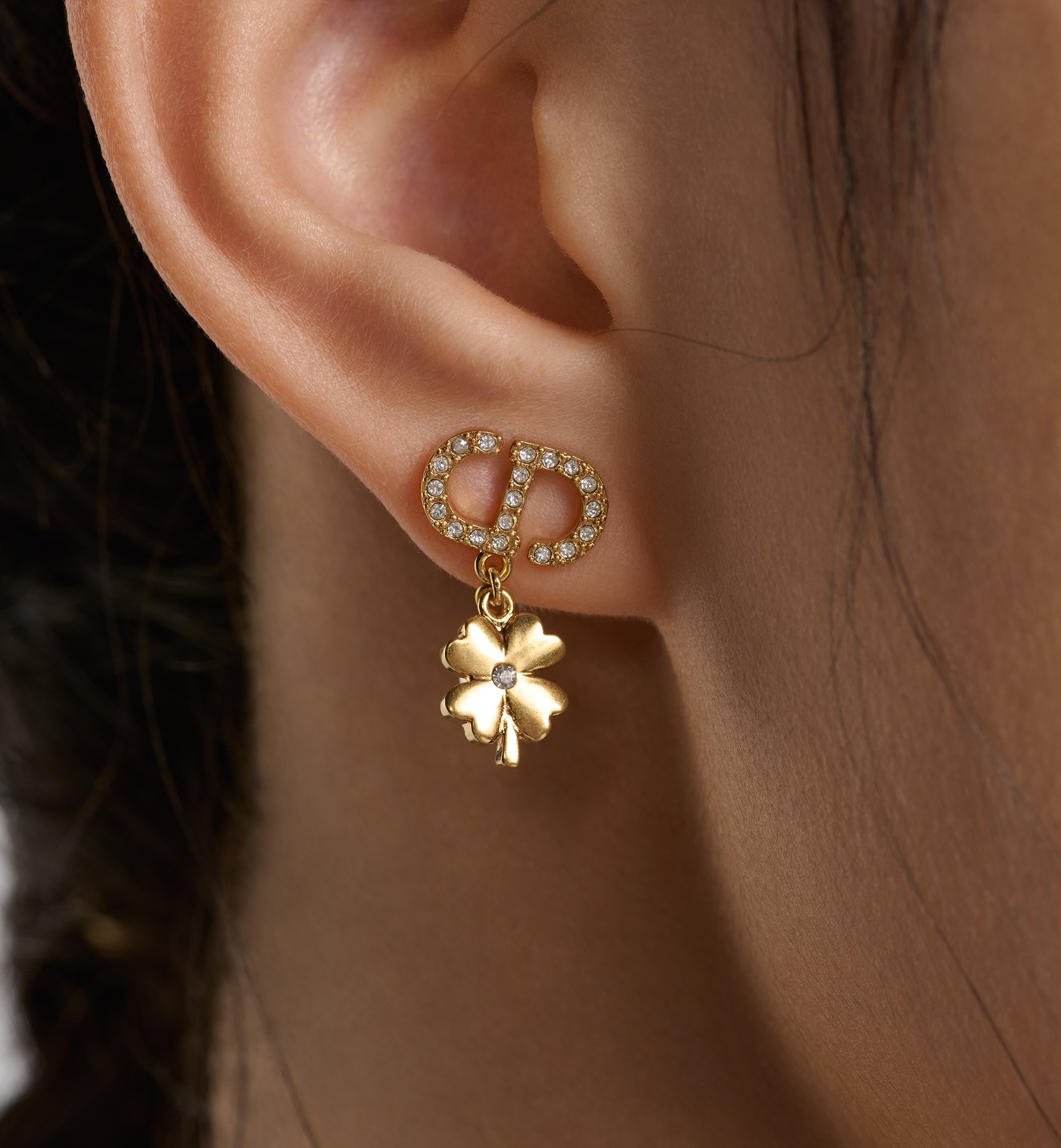 ピアス Dior Petit Cd Lucky Charms Earrings Dior Petit CD Lucky Charms Earrings | REVERSIBLE