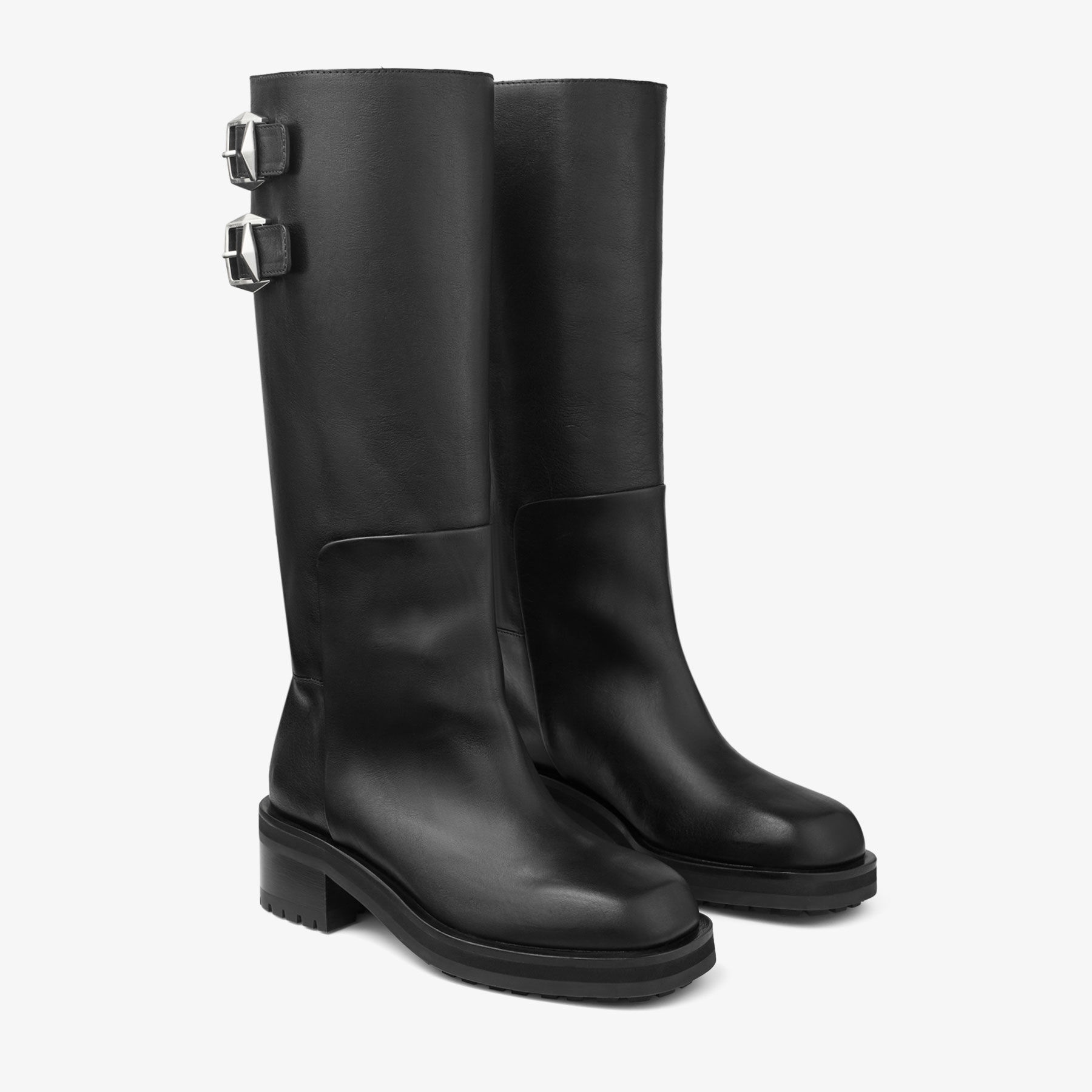 Brooklyn Knee Boot 50
Black Leather Knee-High Boots - 4