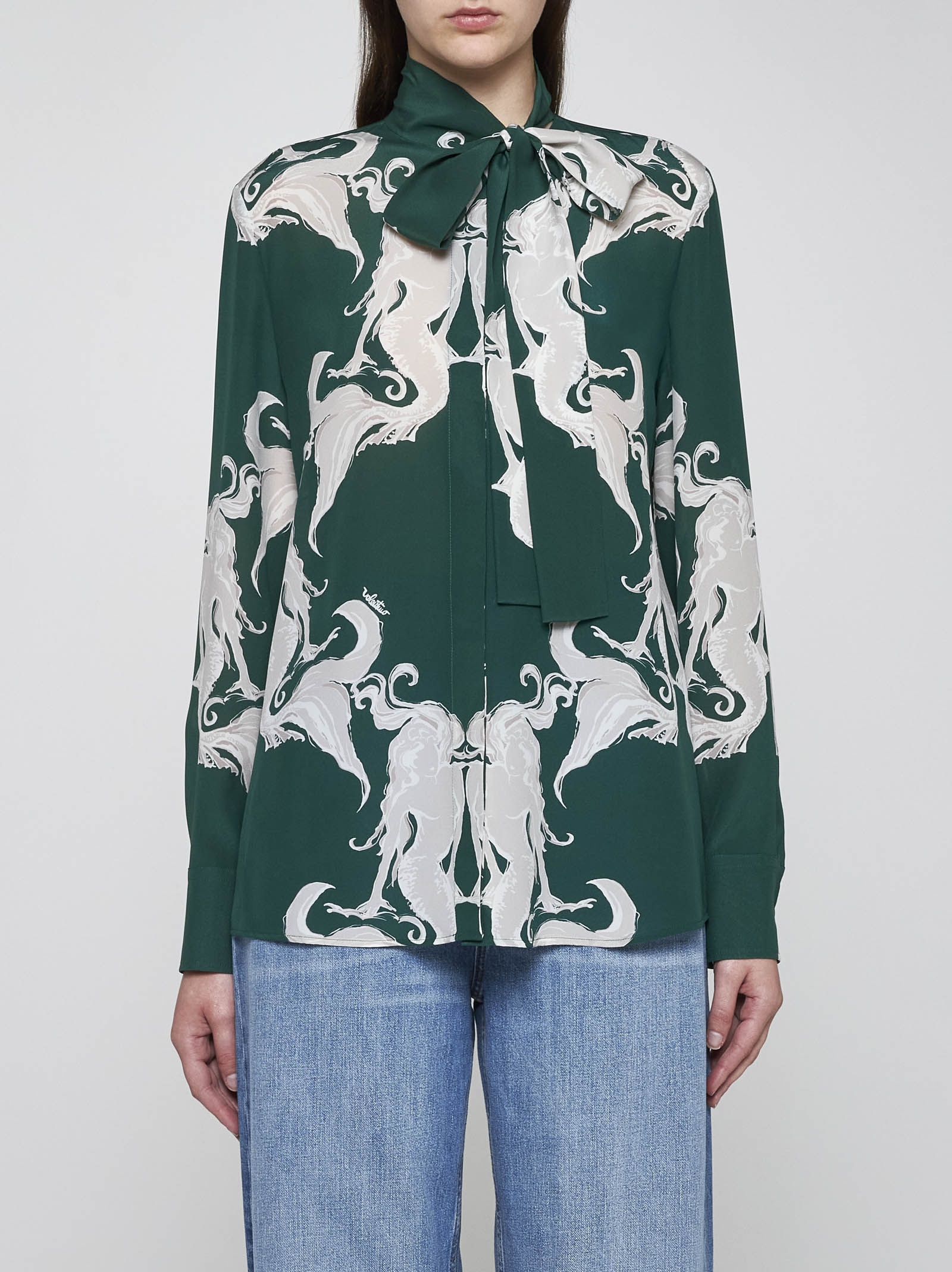 Valentino print silk shirt - 3