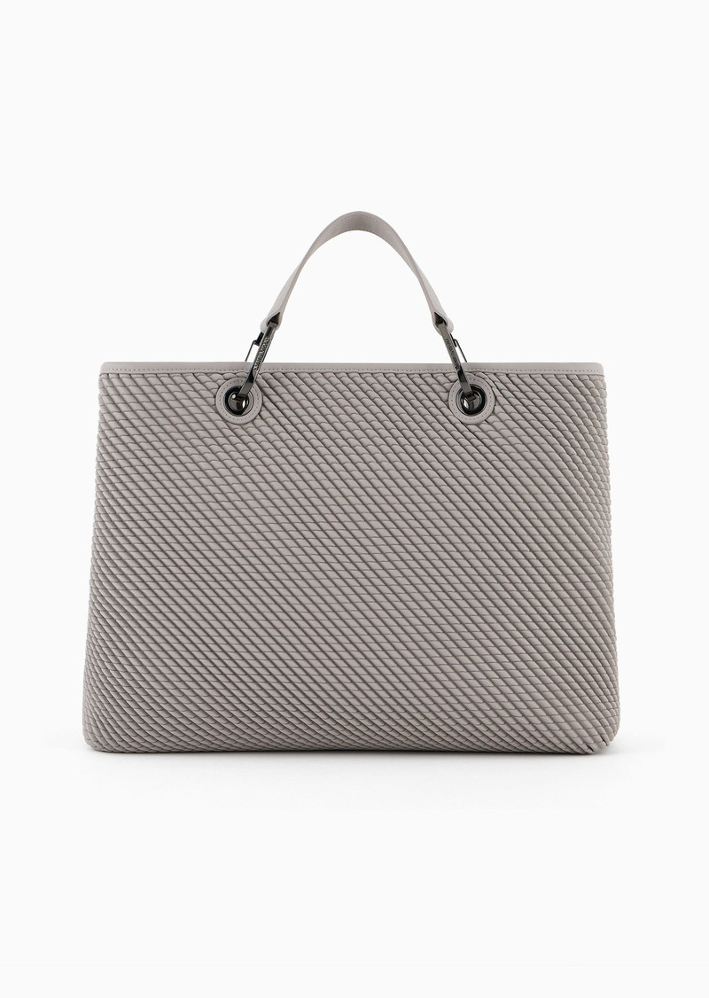 Embossed nappa leather-effect medium MyEA shopper bag 3