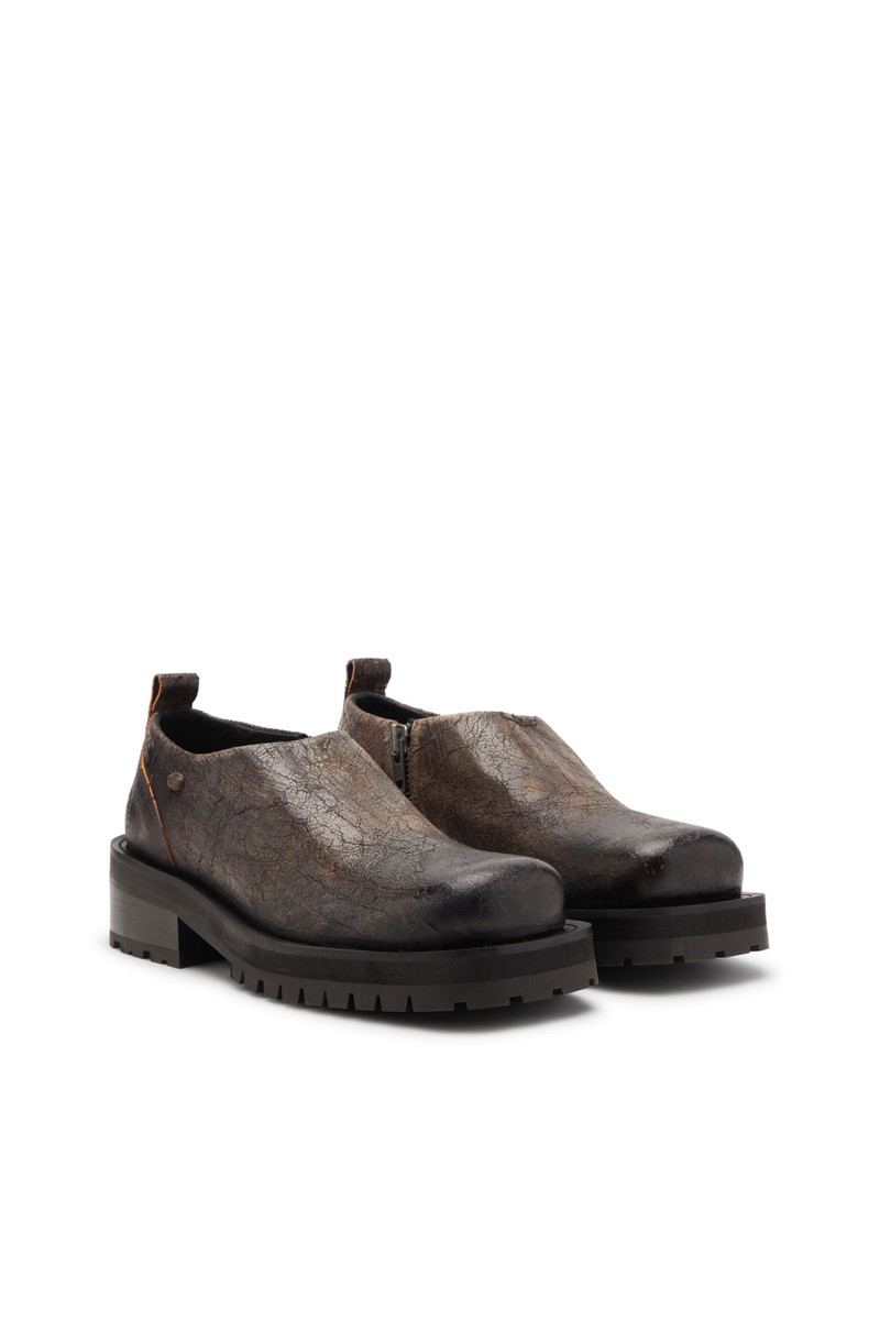 D-Texan zip-detail derby 신발 2