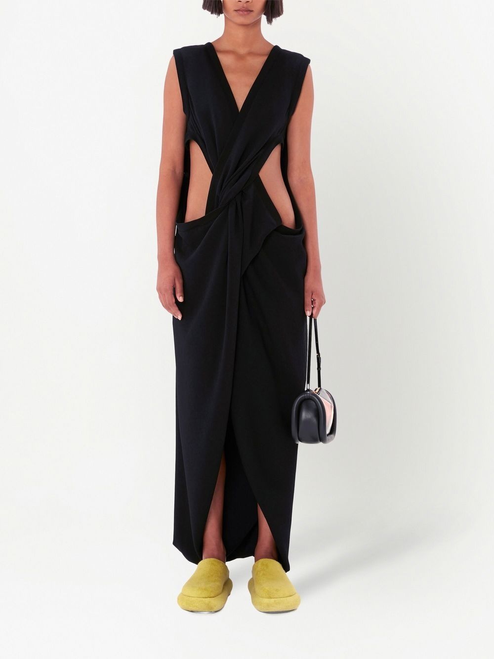 twist-front maxi dress - 2