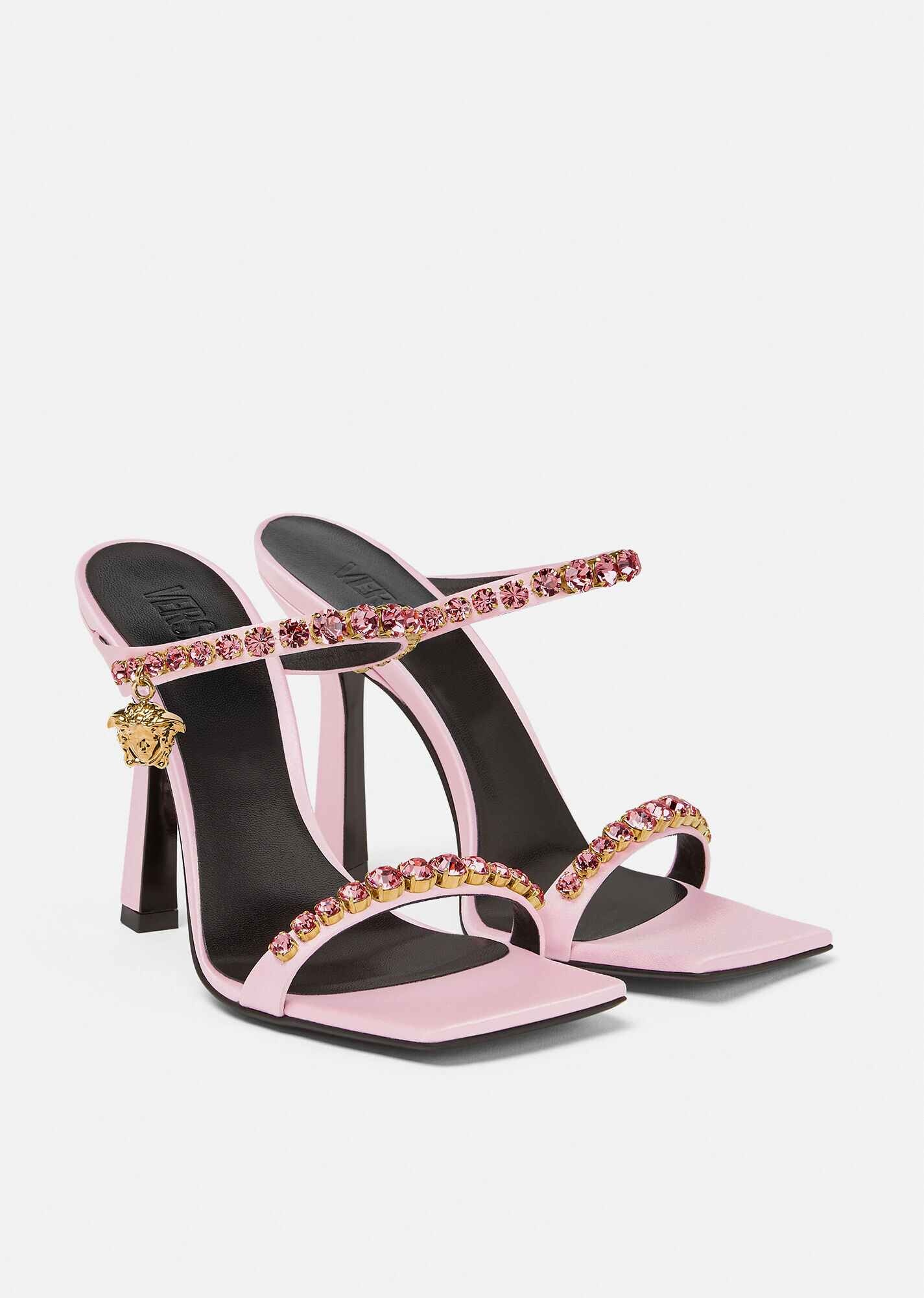 Medusa Rhinestone Mules - 2