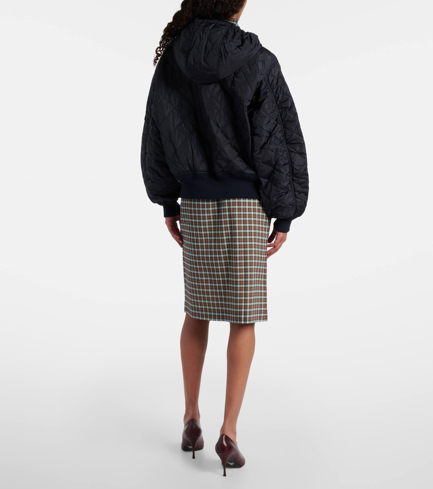 Hooded quilted jacket - 3