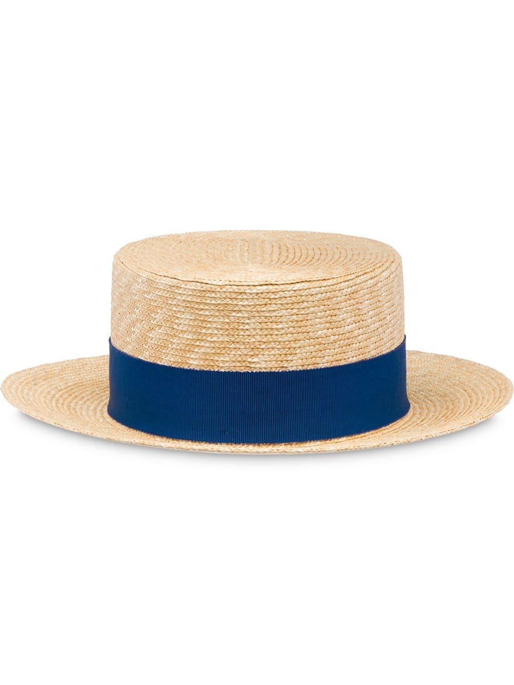 ribbon detail straw hat - 1