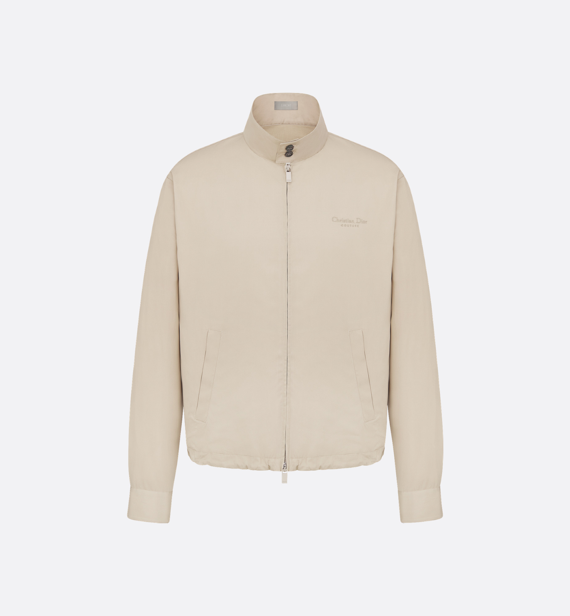 Zipped Shirt with Christian Dior Couture Embroidery - 1